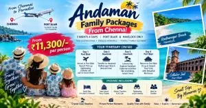 Andaman Family Packages From Chennai